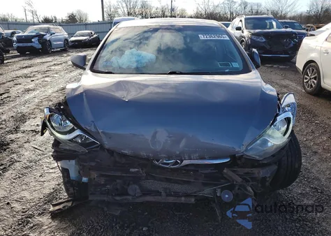 2012 Hyundai Elantra Gls z USA, uszkodzony, nr VIN 5NPDH4AE7CH114211